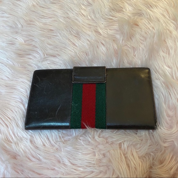 Vintage 70s Gucci Sherry Line Bifold Wallet - Picture 3 of 13